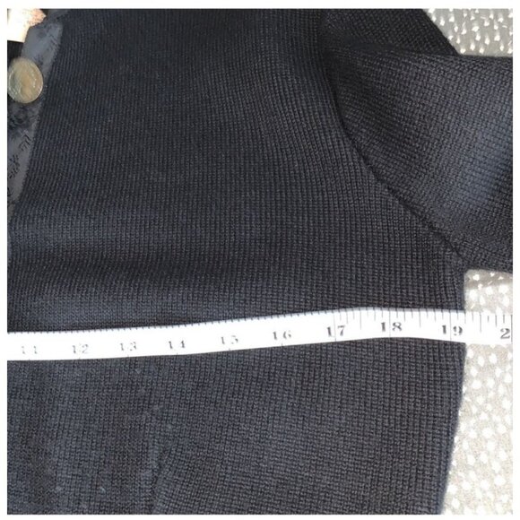Telluride Clothing Co. Wool Jacket Medium Black Button-Up - Picture 9 of 10
